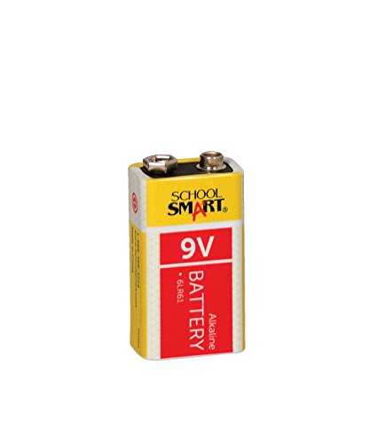 School Smart Alkaline Batteries 9v