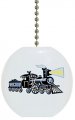 Train Steam Engine Solid Ceramic Fan Pull 