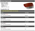 Left Driver Side Outer Tail Light Assembly Compatible With 2013-2016 Nissan Pathfinder