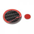 Qiilu Media Control Volume Knob Cover 2pcs Carbon Fiber Car Interior Central Multimedia Switch Button Trim For Mazda Cx-5