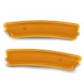 Front Bumper Reflector Side Marker Light Lamp Amber Lens Left Driver Right Passenger For Lincoln Mkz 2013-2016 Dp5z13a565f 