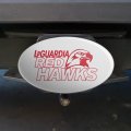 Laguardia Community College Secondary Logo Oval Tow Hitch Cover Trailer Plug Insert 2