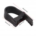 2pcs Rubber Swingarm Chain Slider Guide Black Fit Compatible With 110cc 125cc 140cc Pit Quad Dirt Bike Atv