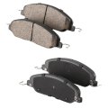 Front Ceramic Brake Pad Set Ford Mustang 2005 2006 2007 2008 2009 2010 Replacement For 4r3z2001aa 4r3z2001ba 6r3z2001a 