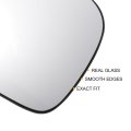 Car Rearview Left Driver Side Mirror Glass Replacement W Backing Plate Convex Heated White For Nissan Pathfinder 2005-2006