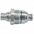 Fridayparts Hydraulic Male Flat Face Quick Coupler V1311-77140 Compatible For Kubota Ssv65 Svl95-2sc Svl95-2s Svl75-2ca