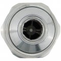 Fridayparts Hydraulic Male Flat Face Quick Coupler V1311-77140 Compatible For Kubota Ssv65 Svl95-2sc Svl95-2s Svl75-2ca