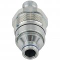 Fridayparts Hydraulic Male Flat Face Quick Coupler V1311-77140 Compatible For Kubota Ssv65 Svl95-2sc Svl95-2s Svl75-2ca