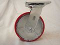6 X 2 Swivel Caster Heavy Duty Polyurethane Wheel On Steel Hub 1200lb Tool Box 