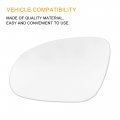 X Autohaux Driver Left Side Rear View Mirror Glass With Adhesive For Volkswagen Jetta Passat Eos Gti R32 Rabbit