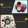 Ihreesy 20pcs Wheel Lug Nut Covers 19mm Bling Crystal Hub Bolt Caps Universal Cap Hex Protector Car Red