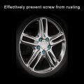 Ihreesy 20pcs Wheel Lug Nut Covers 19mm Bling Crystal Hub Bolt Caps Universal Cap Hex Protector Car Red