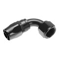 Red Horse Performance Double Swivel Hose End 04 An 90 Degrees Black Mlx-rhp1090-04-2-cl360a50 