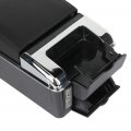 Ocpty Auto Armrest Center Console Lid Skin Cover Box For 2012 2013 2014 2015 Sonic Black