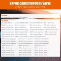 Evap Canister Purge Valve Vacuum Solenoid Switch Compatible For Toyota 4runner Fj Cruiser Tacoma 90910-12276