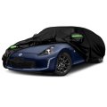 Waterproof Car Cover For 2009 2024 Nissan 370z 6 Layers All Weather Protection With Cotton Liner Zipper Door And Windproof 