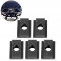 Fydun 5-pack Of Iron T-slot Nuts Ideal T Slot Nut For Tacoma Truck Bed Deck Rails