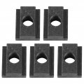 Fydun 5-pack Of Iron T-slot Nuts Ideal T Slot Nut For Tacoma Truck Bed Deck Rails