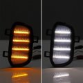 Astra Depot Sequential Flashing Amber White Led Mirror Puddle Signal Light Compatible With 2019-2022 Chevrolet Silverado 1500