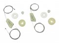 2002-2012 For Mini Cooper Convertible Window Regulator Rear Right And Left Kit 