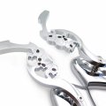 Httmt Mt252-008 Ttt003- Chrome Billet Skull Blade Mirror Fit Compatible With H-d Electra Heritage Sportster Glide