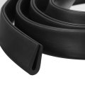 U Channel Edge Trim 6 6ft Length Rubber Guard Seal Strip Protector Round Type Fit For 2 5-3mm 5 16 W X 45 64 H Black 