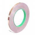 Uxcell Double-sided Conductive Tape Copper Foil Adhesive 5mm X 50m 164ft For Guitar Emi Shielding Crafts Electrical Repairs