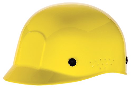 Msa Safety 10033651 Hdpe Bump Cap With Plastic Suspension And Sweatband Yellow
