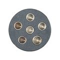 Hopkins 52027 7 Way Pin Type Trailer End Connector With Cable Protector 