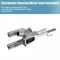 Uxcell 1pcs Car Engine Coolant Thermostat Housing Assembly No 25600-23640 2560023640 25600-23600 2560023600 For Hyundai Elantra
