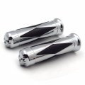 Httmt Mt081a-7 8- Motorcycle 7 8 22mm Diamond Style Hand Grips Handlebar Compatible With H-d Softail Cross Bones Deuce Rocker