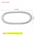 Topteng Drive Belt Replacement For Arctic Cat 0627-026 0627-033 Snowmobile Bearcat 660 Wide Track 