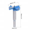 Uxcell Forstner Drill Bits 40mm Tungsten Carbide Wood Hole Saw Auger Opener Woodworking Hinge Drilling Boring Bit Cutter 2pcs
