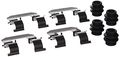 H5810a Professional Grade Disc Brake Caliper Hardware Kit For Rear Truck Van Suv Metal Machined Finish 