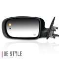 Ch1320453 Factory Style Driver Left Side Mirror Manual Folding Power Adjust Heated Glass Memory Blind Spot Detection Compatible