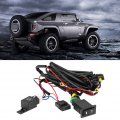 Fog Light Switch Wiring Kit 12v Universal Car Led On Off Harness Relay