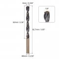 Uxcell 12pcs Jobber Drill Bits 6mm 0 236 Black Nitride Gold Titanium Coated M2 High Speed Steel Hss Twist For Stainless