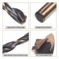 Uxcell 12pcs Jobber Drill Bits 6mm 0 236 Black Nitride Gold Titanium Coated M2 High Speed Steel Hss Twist For Stainless