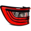 Taillight Assembly Fit 2014-2022 For Dodge Durango Red Clear Lens Left