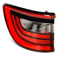 Taillight Assembly Fit 2014-2022 For Dodge Durango Red Clear Lens Left