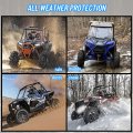 Sautvs Tpe Front Floor Mats For Rzr Xp 1000 14-23 Row Liners All Weather Protection Slush Polaris 1000 900 S Xc Turbo 2014-2023