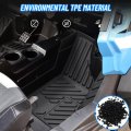 Sautvs Tpe Front Floor Mats For Rzr Xp 1000 14-23 Row Liners All Weather Protection Slush Polaris 1000 900 S Xc Turbo 2014-2023