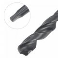 Uxcell 13 6mm Twist Drill Bit With Mt1 Morse Taper Shank 100mm Flute Length High-speed Steel Black Oxide