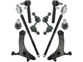 Front Lower Control Arm Ball Joint Tie Rod End And Sway Bar Link Kit 8 Piece For 2013 2015 Subaru Xv Crosstrek 