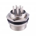 Male And Female 8 Pin Panel Gx16 Connector Socket Anti-electric Shock Anti-aging Nut Plug