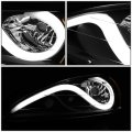 Led Drl Tinted Housing Amber Corner Headlight Lamps Tool Kit Compatible With Pontiac Grand Am 99-05