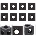 Tehaux 40pcs Corner Brackets Cube Compatible With 2020 Series Aluminum Extrusion Profile