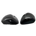 2 Pcs Driver And Passenger Side Rearview Mirror Covers Caps For Honda Civic 2013 Smooth Black With Turn Signal Hole