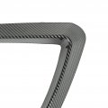 Front Fog Light Trim Cover Lamp Frame Blade Eyebrow Spoiler Front Bumper Wind Knife For Model Y 2020a 2022 Glossy Carbon Fiber
