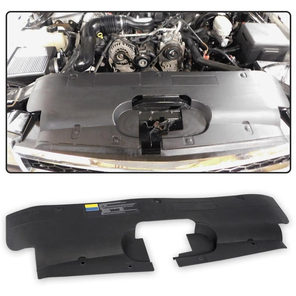 Radiator Upper Air Baffle Deflector Cover Panel For Chevy Silverado 1500 2500hd 3500hd Sierra 2003-2007 For Gmc 3500 2003-2006
